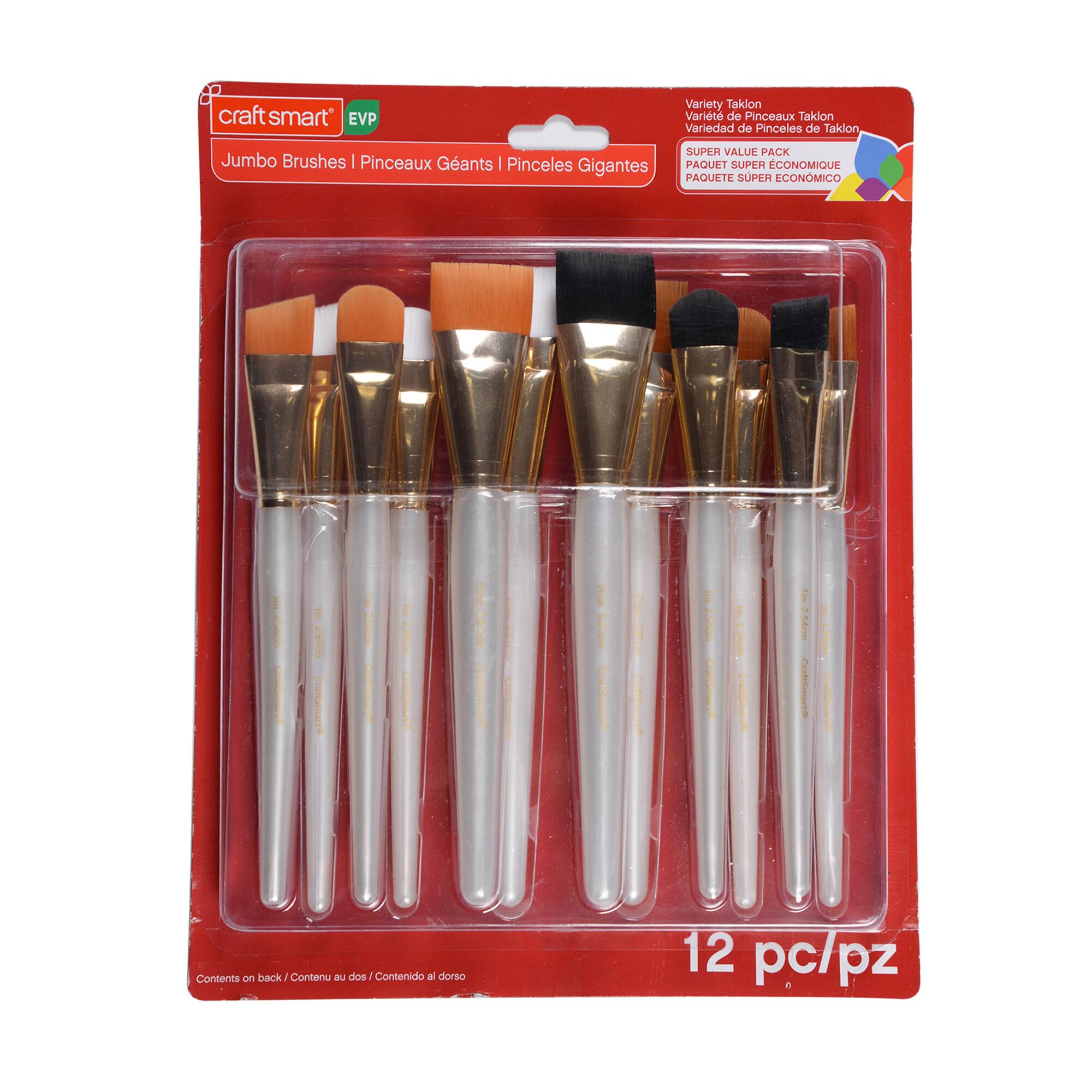 Variety Taklon Jumbo Brushes By Craft Smart®